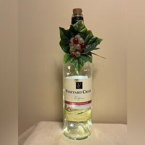 Decorated Wine Bottle, Home Decor, Wine Bottles